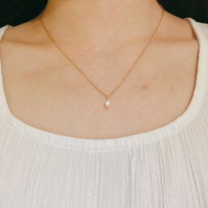 Ana Luisa Mini Naomi Pearl Necklace